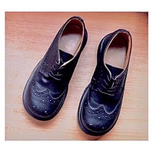 Vintage Dr. Martens UK Round Toe Oxford Platform